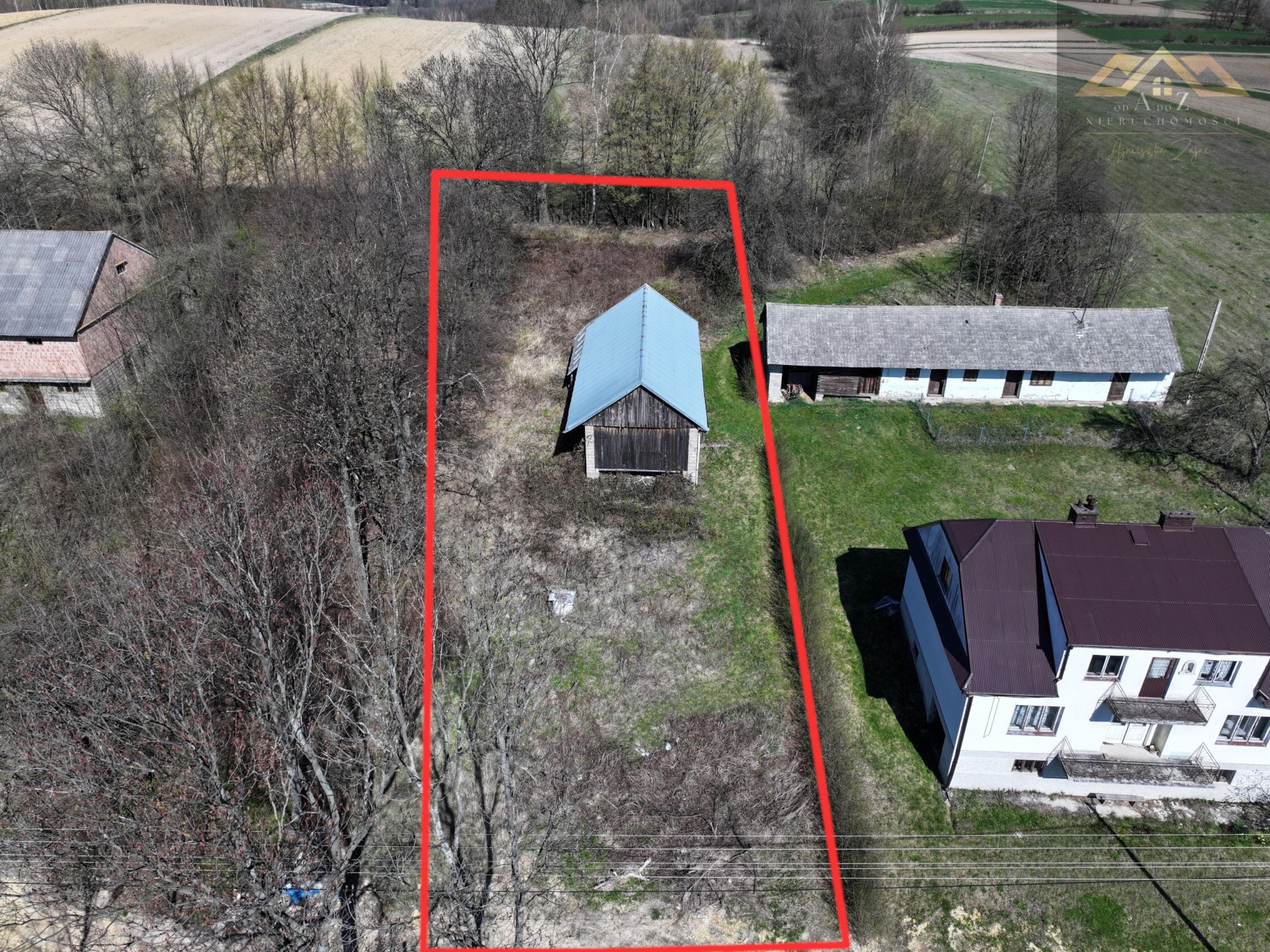 Widokowa działka rolno-budowlana gm Pilzno - Zwiernik -
podkarpackie Zdjęcie nr 1