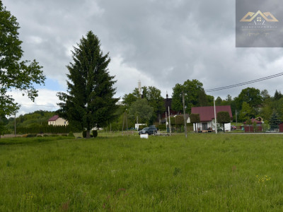 Łęki Dolne  45 ar atrakcyjna działka budowlano-usługowa z WZ - Łęki Dolne - podkarpackie