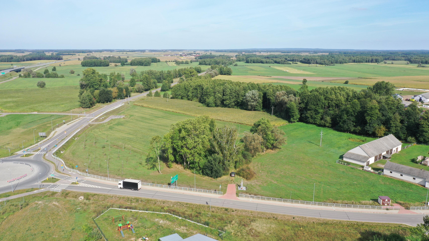 Atrakcyjna działka obok trasy Via Baltica - Gostery   -
mazowieckie Zdjęcie nr 1