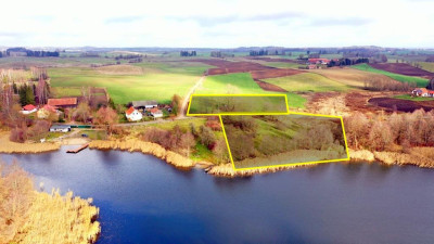 Działka rolna z linią brzegowa Grądzkie gm Wydminy - Grądzkie   - warmińsko-mazurskie
