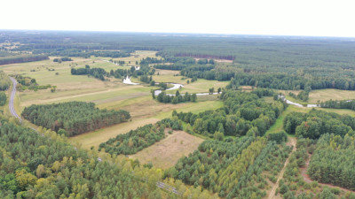 Atrakcyjna działka z linią brzegową rzeki Pisy - Jeże   -
warmińsko-mazurskie Zdjęcie nr 6