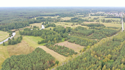 Atrakcyjna działka z linią brzegową rzeki Pisy - Jeże   -
warmińsko-mazurskie Zdjęcie nr 7