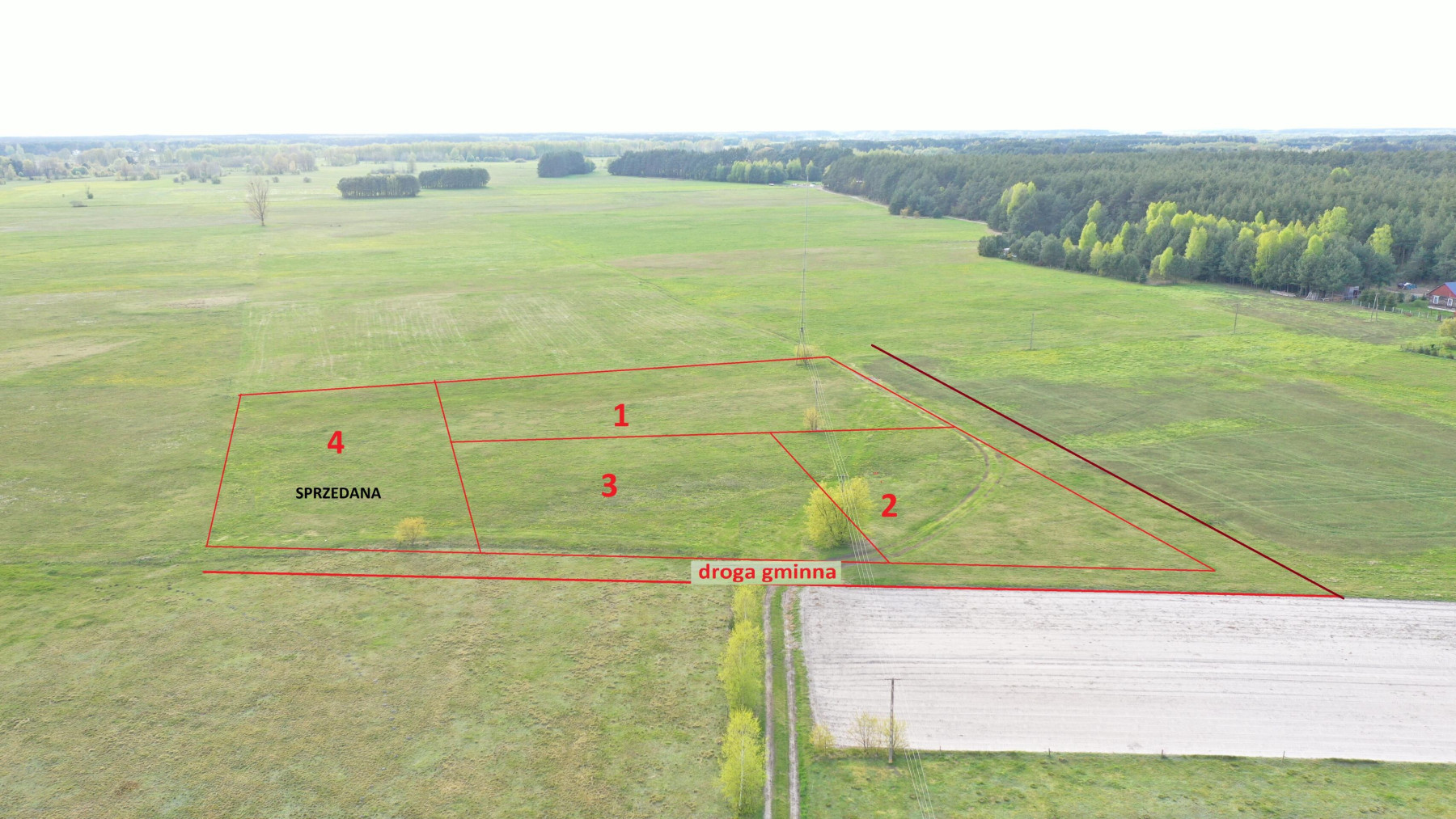 Działki budowlane Gietki - Gietki   -
podlaskie Zdjęcie nr 1