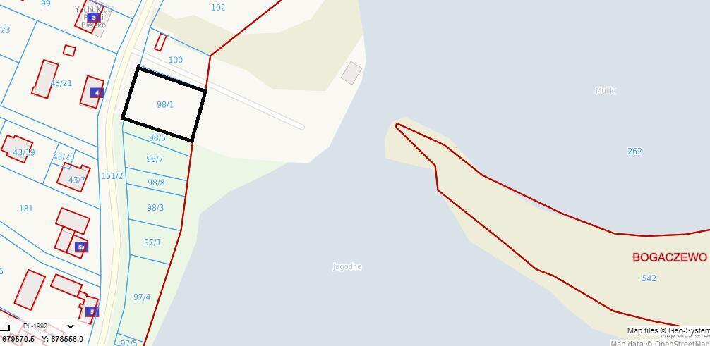 Działka rekreacyjna Kozin gm Giżycko - Kozin   -
warmińsko-mazurskie Zdjęcie nr 1