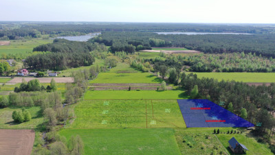 Działka rekreacyjna w Puszczy Kurpiowskiej - Wydmusy   - mazowieckie
