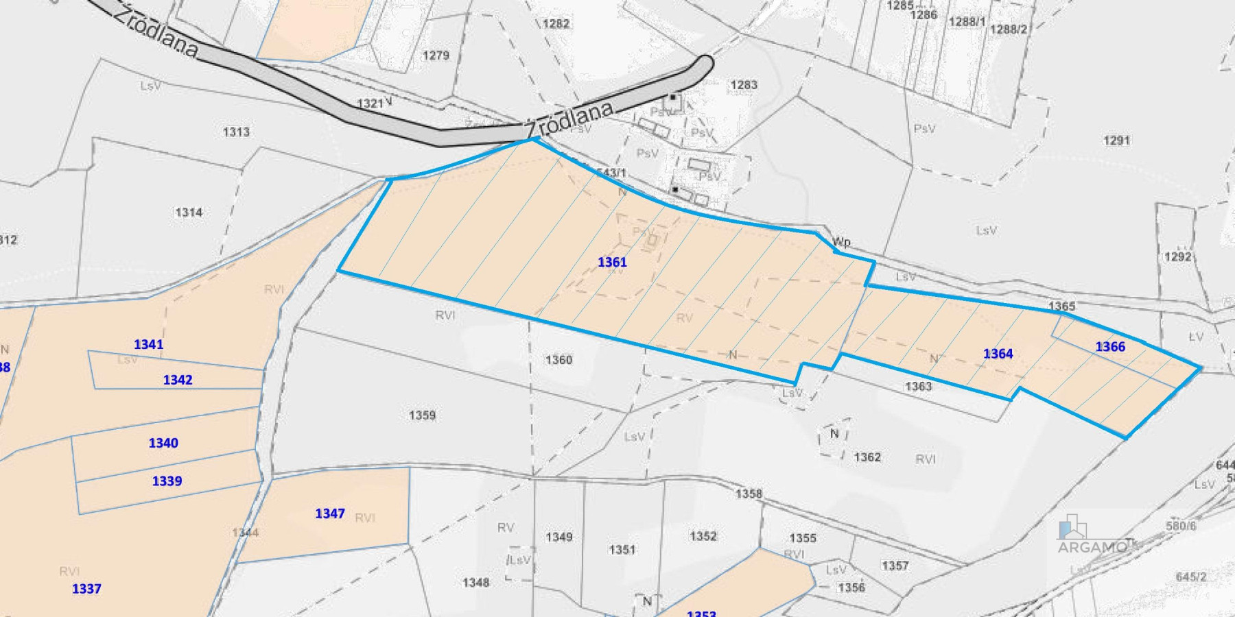 Malownicza działka budowlana MPZP Jura - Zdów   -
śląskie Zdjęcie nr 1