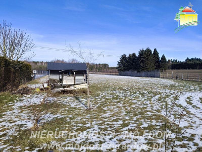 Ładna działka z nowym domkiem drewnianym całorocznym - Bartniki  -
Mazowieckie Zdjęcie nr 2