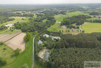 Stawy z rybaczówką przy ścianie lasu - Brynica   -
Opolskie Zdjęcie nr 6