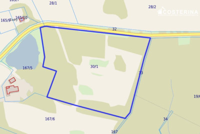 Działka inwestycyjna 706 ha w Zadrach gmina Miastko Pojezierze Bytowskie - Zadry  -
pomorskie Zdjęcie nr 9