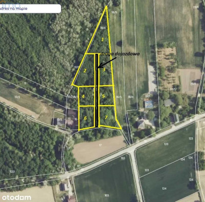 działki na szlaku Św Jakuba - Probołowice   -
świętokrzyskie Zdjęcie nr 3