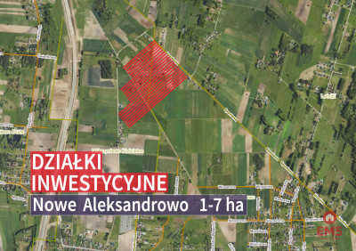 Tereny inwestycyjne w Nowym Aleksandrowie - Nowe Aleksandrowo  - Podlaskie
