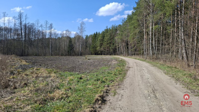 Działka budowlana pod lasem 1085 m2 - Solniczki  - Podlaskie