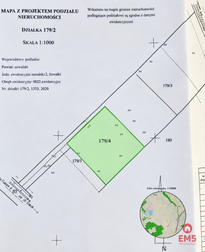 Działka 035 ha w Bród Mały  idealna pod budowewe - Bród Mały  -
Podlaskie Zdjęcie nr 4