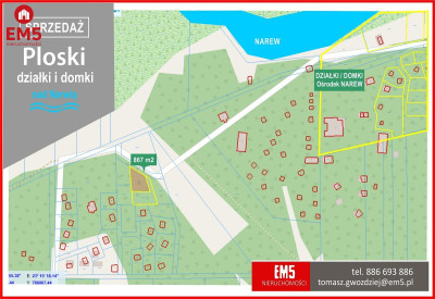 Działki i domki nad Narwią - Ploski  -
PODLASKIE Zdjęcie nr 6