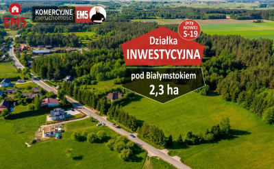 OKAZJA Działka inwestycyjna 23ha - Czaplino  -
PODLASKIE