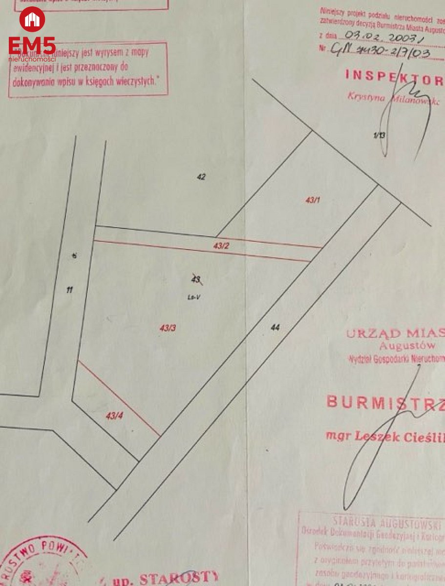 Działka pod inwestycję w Augustowie - Augustów  -
PODLASKIE Zdjęcie nr 1