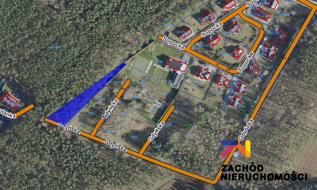 Na sprzedaż działka budowlana - Zielona Góra -
lubuskie Zdjęcie nr 1