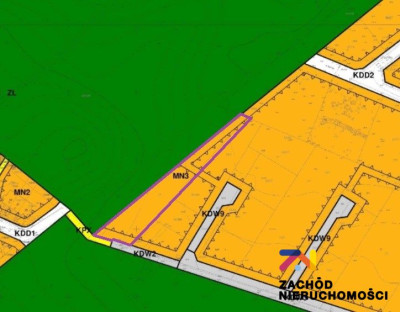 Na sprzedaż działka budowlana - Zielona Góra -
lubuskie Zdjęcie nr 2
