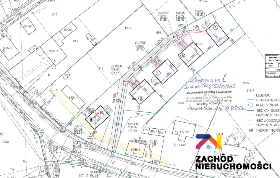 Na sprzedaż działka budowlana - Zielona Góra -
lubuskie Zdjęcie nr 1