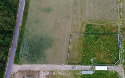 działka pod budowę domu jednorodzinnego 1376 m2 w gminie Ślesin - Kępa  -
wielkopolskie Zdjęcie nr 2