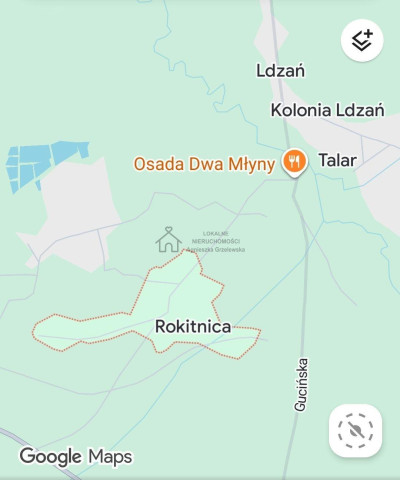 Urocza działka w ciszy i zieleni Rokitnica gm Łask - Rokitnica  -
łódzkie Zdjęcie nr 3