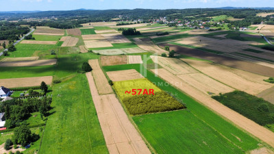 DUŻA DZIAŁKA ROLNA SZEBNIE GM JASŁO 57AR - Szebnie  - podkarpackie