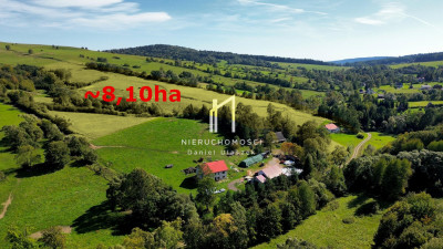 WIDOKOWA NIERUCHOMOŚĆ GRUNTOWA 8HA CHYROWA GM DUKLA - Chyrowa  -
podkarpackie Zdjęcie nr 2