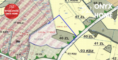 Działka usługowo-mieszkaniowa objęta planem - powiat wejherowski  -
Pomorskie