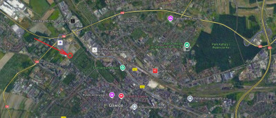 Na sprzedaż działka inwestycyjna - Gliwice -
śląskie Zdjęcie nr 2
