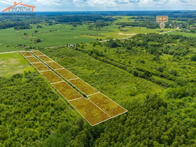 Na sprzedaż działka budowlana - Spręcowo -
warmińsko-mazurskie Zdjęcie nr 3