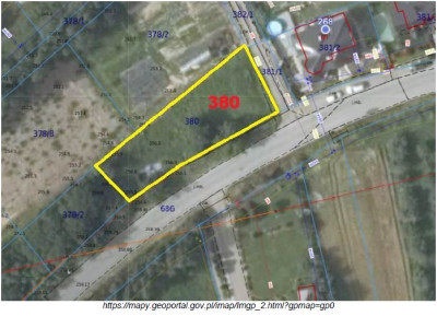 Syndyk sprzeda działkę budowlaną - Bilczyce  - małopolskie