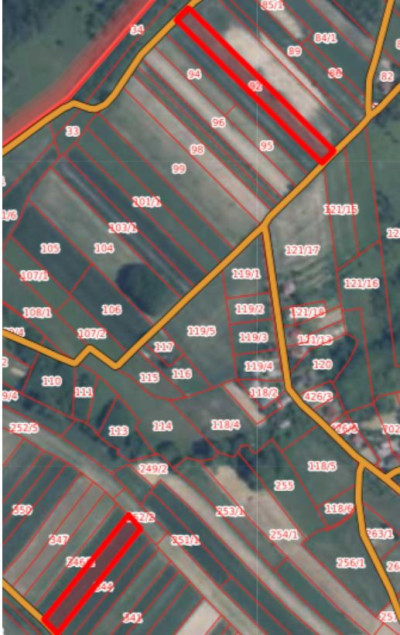 Syndyk sprzeda dwie działki rolne za 80 ceny - Biały Kościół  -
małopolskie Zdjęcie nr 2