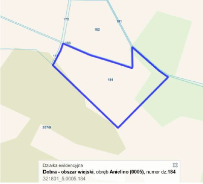 Syndyk sprzeda kompleks działek częściowo zabudowany budynkiem mieszkalnym - Anielino  -
zachodniopomorskie Zdjęcie nr 4