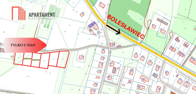 Działka Budowlana Dobra MEDIA MPZP SUPER OKOLICA - powiat bolesławiecki  -
Dolnośląskie Zdjęcie nr 3