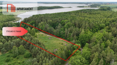 Działka z linią brzegową  Mazury media WZ - powiat iławski  -
Warmińsko-Mazurskie Zdjęcie nr 2