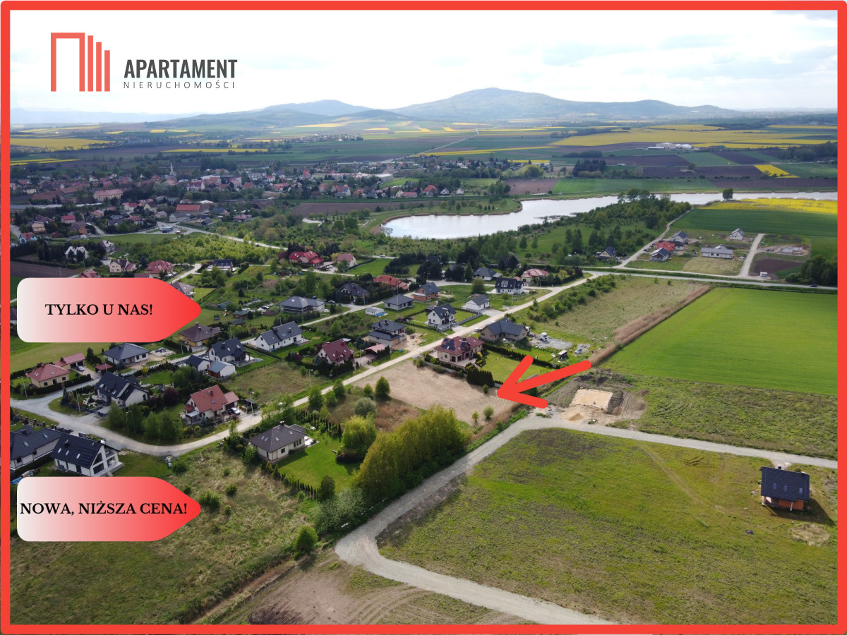 Duża działka budowlana-1893m2Cicha okolica - Jordanów Śląski  -
Dolnośląskie Zdjęcie nr 1