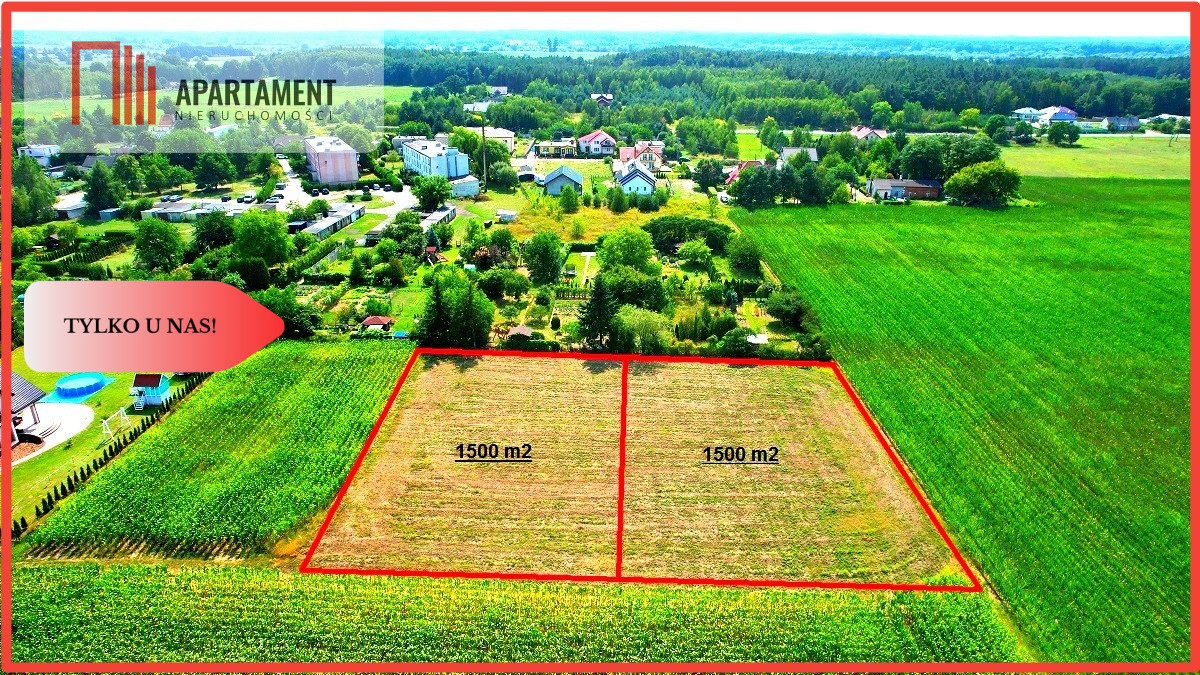 PIĘKNA DZIAŁKA Z MPZP TOPORZYSKO 1500m - powiat toruński  -
Kujawsko-Pomorskie Zdjęcie nr 1