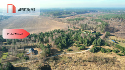 Bory Tucholskie  działka 1195 mkw pod budowę domu - Branica  -
Kujawsko-Pomorskie Zdjęcie nr 14