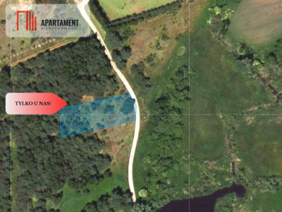 Bory Tucholskie  działka 1195 mkw pod budowę domu - Branica  -
Kujawsko-Pomorskie Zdjęcie nr 2