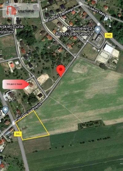 Działka inwestycjnaUskorz Mały - Wołów  -
Dolnośląskie Zdjęcie nr 4