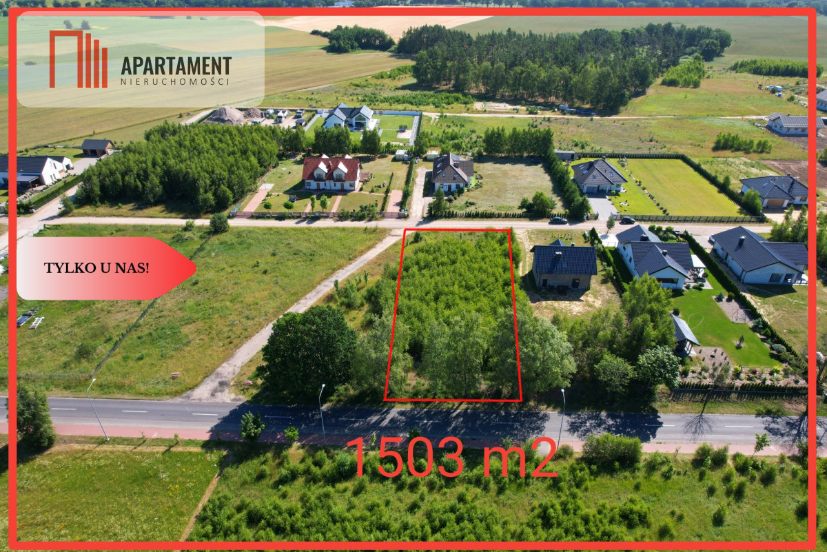 Tylko u Nas Działka w Chojniczkach nad jeziorem - powiat chojnicki  -
Pomorskie Zdjęcie nr 1