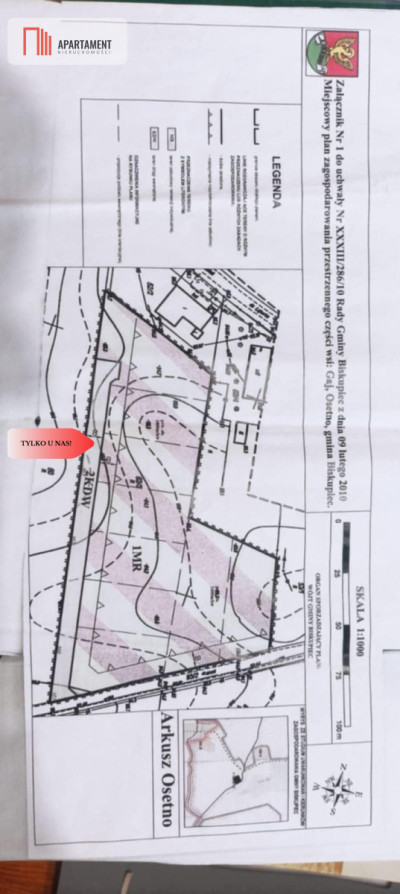Tylko u  Nas ATRAKCYJNE DZIAŁKIA Budowlane - Osetno  -
Warmińsko-Mazurskie Zdjęcie nr 6