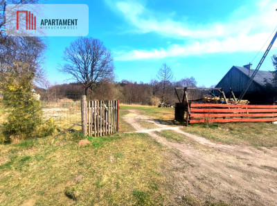 Urokliwa działka z linią brzegową rzeki Prusiny - Małe Krówno  -
Pomorskie Zdjęcie nr 2