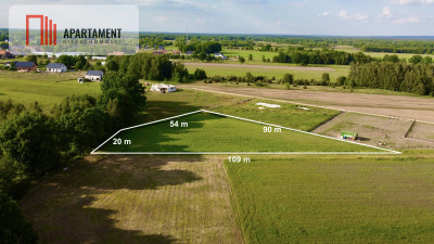 Okolice Trzebnicy Duża działka z mediami Bez PCC - Komorowo  -
Dolnośląskie Zdjęcie nr 2