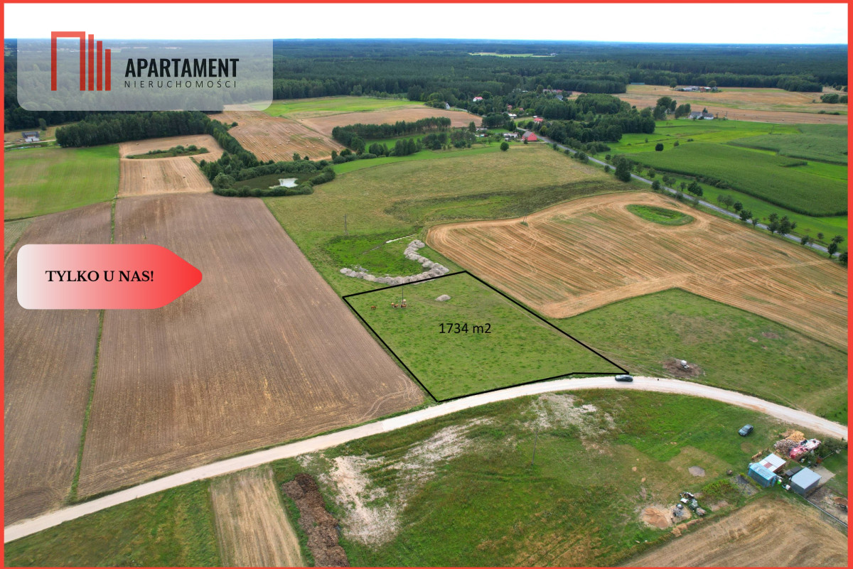 Tylko u nas Działka budowlana w spokojnej okolicy - powiat chojnicki  -
Pomorskie Zdjęcie nr 1