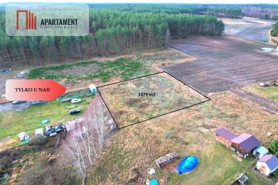 Atrakcyjna działka budowlana na skraju wsi - Kwieki  - Pomorskie