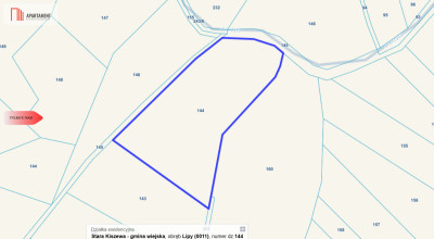 Działka 133 ha Nad rzeką WIERZYCA-LIPY-STRUGA - Lipy  -
Pomorskie Zdjęcie nr 8