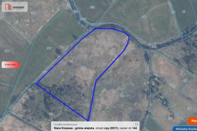 Działka 133 ha Nad rzeką WIERZYCA-LIPY-STRUGA - Lipy  -
Pomorskie Zdjęcie nr 9