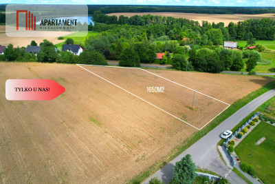 Działka 350m od jeziora w miejscowości Objezierze - Objezierze  - Pomorskie