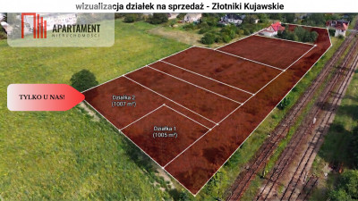 Złotniki Kuj - działki z WZ duży potencjał - Złotniki Kujawskie  - Kujawsko-Pomorskie
